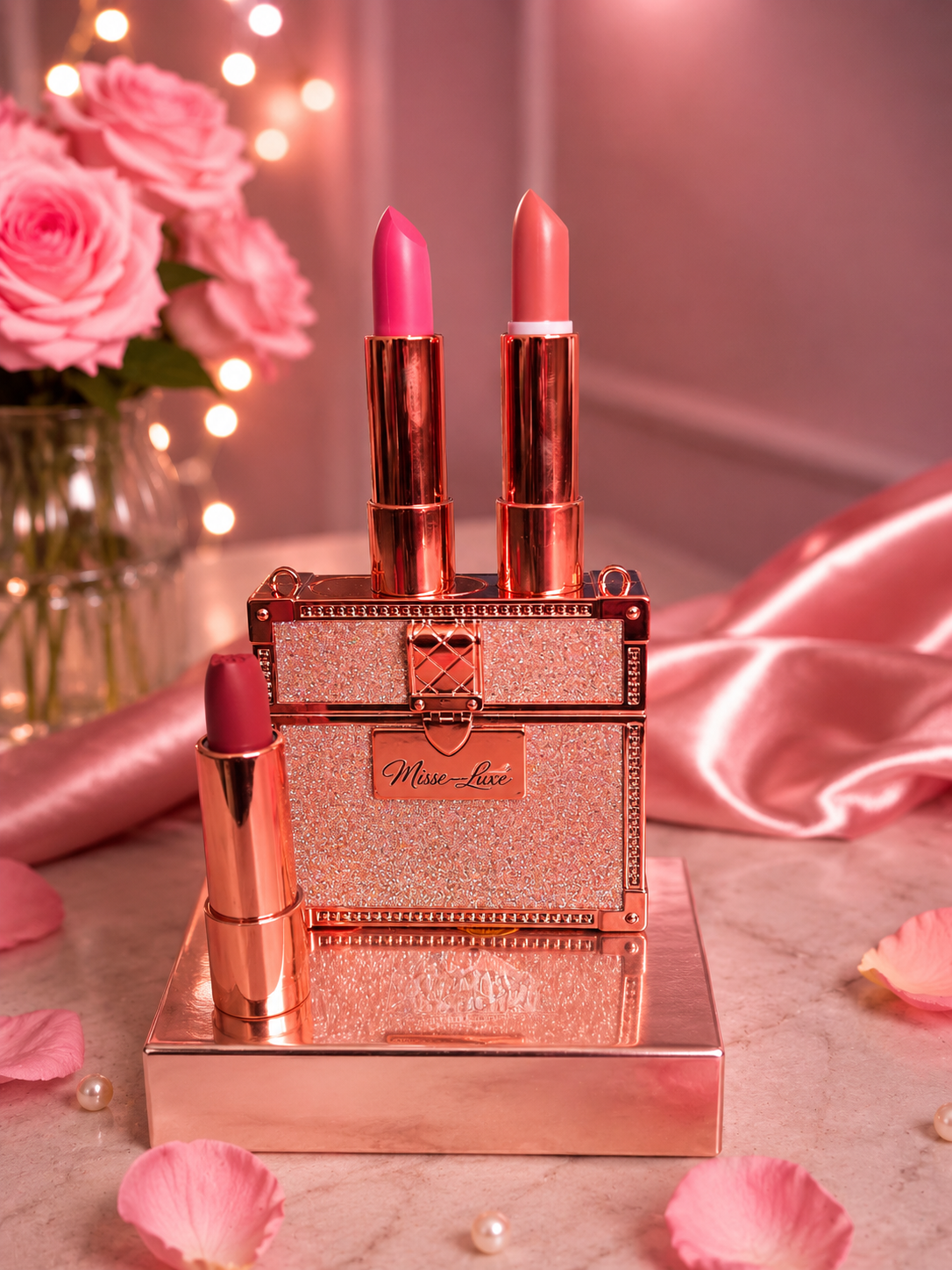 Misse-Luxe Lipstick Trio – 3-Piece Lip Color Set 💄✨